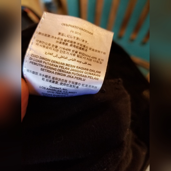 Black Jean's Guess Brand Vietnam Womans Size 28 Medium - Picture 5 of 13